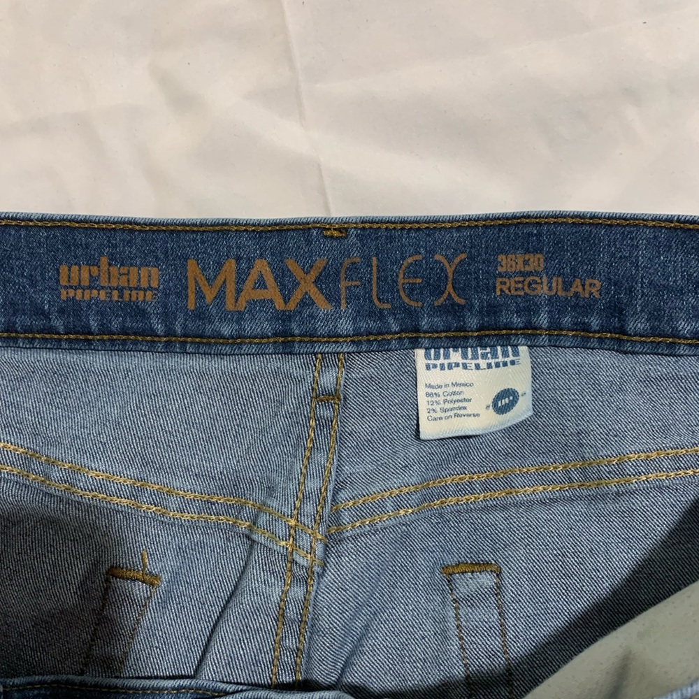 Urban Pipeline mens jeans Max Flex 36x30 almost new shape